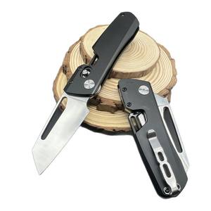 Pisau Lipat Mini EDC Gagang Aluminium Super Tajam, Bilah Lipat Hasil CNC, Pisau Taktis untuk Berkemah dan Pertahanan Diri - Product Image 1