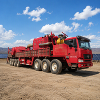 Plateforme de réparation de puits montée sur camion XJ850, charge de crochet 850 kN, alimentation diesel, profondeur 4000 m, moteur, pompe, boîte de vitesses, entretien de puits de pétrole et de gaz côtiers