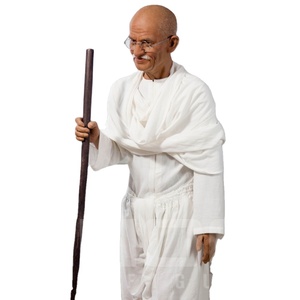 Statua di Cera a Grandezza Naturale del Famoso <span class=keywords><strong>Politico</strong></span> Indiano Gandhi in Vendita - Product Image 1