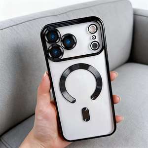 Coque de téléphone électro-plaquée adaptée à Samsung A55, pour Samsung S26, coque de protection magnétique tendance antichoc - Product Image 3