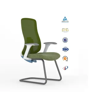 KOHO Office Chair With Armrest No Wheel Meeting Room Luxury Chairs Computer Visitor Office Waiting Modern Conference Chair