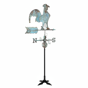 HONGCHEH Fabbrica Cinese Professionale Giravento <span class=keywords><strong>da</strong></span> <span class=keywords><strong>Giardino</strong></span> in Rame a Forma di Freccia per Esterni 62x58x14CM Finitura Lucida/Patinata - Product Image 1