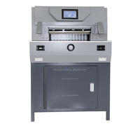Cortadora de Papel Eléctrica Programable BC-480V8 de 480 mm, Tamaño A3, Control por Pantalla Táctil, Guillotina Automática para Recortar Papel