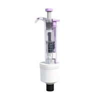 Pipette semi-stérilisée, transparente, à réglage manuel, pour la recherche scientifique, avec fenêtre de visualisation numérique.