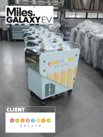 Chariot à gelato rechargeable DC 10 heures, le modèle le plus adapté aux événements, mariage, crème glacée, gelato mobile tout-en-un avec batterie