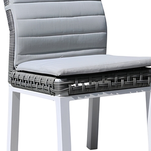 Sedia da pranzo da esterno OSMEN <span class=keywords><strong>LUMI</strong></span> 2.0, impermeabile, resistente ai raggi UV, in vimini, per giardino, <span class=keywords><strong>ristorante</strong></span>, patio. - Product Image 5