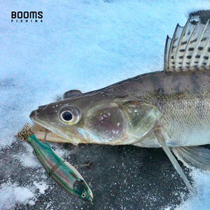 Señuelo de Pesca Booms, Multiarticulado, con Ojos Holográficos 3D, Cebo Artificial de Plástico Duro, con Bolas de Acero Integradas, para Salmón y Bagre - Product Image 5