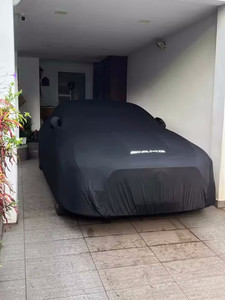 Telo Copriauto Personalizzato con Logo, Tessuto Elastico Morbido, Copertura Auto Speciale Antigraffio <span class=keywords><strong>per</strong></span> Mercedes-AMG GLA35 SUV - Product Image 4