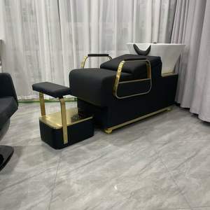 Nouvelle beauté élégante, soins confortables, cheveux, bol pas cher, coiffeur, position allongée, massage en salon, salon de coiffure, shampoing, fauteuil de lavage - Product Image 3