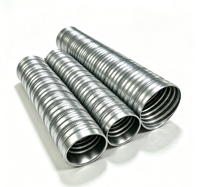 Conduits métalliques ondulés de 30 mm avec une bonne flexibilité pour la formation de conduits encastrés dans le béton précontraint post-tendu