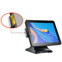 Terminal de paiement tactile capacitif tout-en-un JSJ65 15 pouces Windows 10 Android, caisse enregistreuse de restaurant, système de point de vente (PDV) Wi-Fi 6