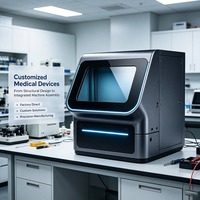 Boîtier d'équipement de laboratoire sur mesure OEM, boîtier en tôle de précision pour dispositif de test génétique, usine professionnelle OEM/OEM