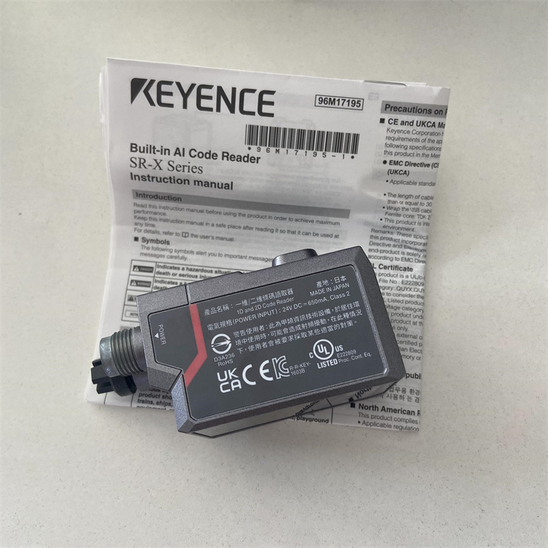 電気材料オリジナルキーエンスSR-X300内蔵AIコードリーダーSR-X