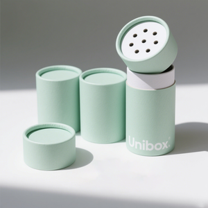 कस्टम पुनः प्रयोज्य पर्यावरण अनुकूल चुंबकीय बंद सीज़निंग कार्डबोर्ड ट्यूब शेकर शीर्ष मसाले पैकेजिंग जार नमक पाउडर कागज - Product Image 3