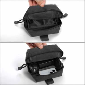 Paquete de 2 Bolsas Tácticas Molle de Mezclilla, Resistentes al Agua, de Nailon Oxford, Compactas, para Uso Diario - Product Image 4