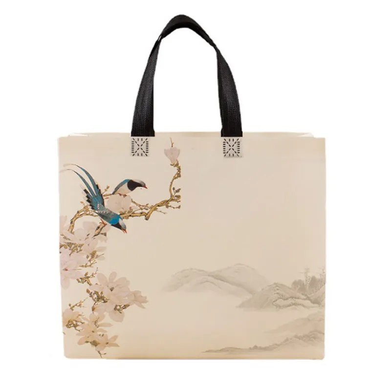 2024 Hot Sale Custom Women Non Woven Bag Tote Bag Printing Recycled Shopping Bags