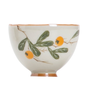 Tasse à thé en céramique artisanale Shangyan avec motif kaki pour dégustation de thé, usage domestique, tasse individuelle de maître - Product Image 5
