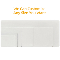 Tapis de souris blanc personnalisé graphique à taille personnalisée avec LOGO caoutchouc sublimation pour bureau maison antidérapant XXL accessoires PC
