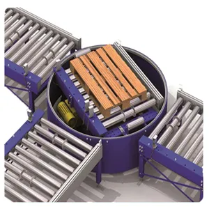 Shuhe роликовый конвейер для упаковочной линии Силовой Роликовый конвейер для поддонов
