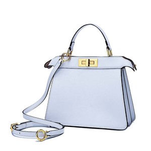 New style genuine leather women's bag <b>top</b> grade cowhide women's bag large capacity rotating buckle crossbody bag casual handbag - Product Image 5