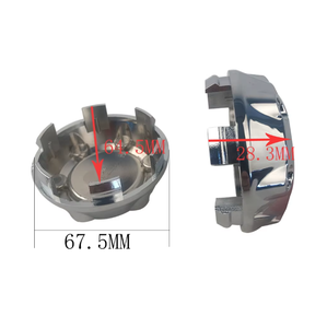 Tapacubos universales de 64.5mm de diámetro para Toyota, Nissan, Hyundai, Mazda, <span class=keywords><strong>Honda</strong></span> - Cubierta antipolvo para llantas de coche - Product Image 3