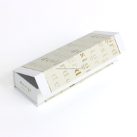 Custom Logo eco-friendly riciclabile lucido/opaca laminazione rivestimento UV goffratura cartoncino rigido magnetico chiusura orologio scatola regalo