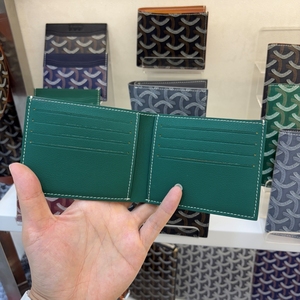 Nuovo <span class=keywords><strong>Portafoglio</strong></span> da Uomo Yulan 2025 di Alta Qualità, Porta Carte Pieghevole, <span class=keywords><strong>Portafoglio</strong></span> per Carte di Credito da <span class=keywords><strong>Donna</strong></span> con Scatola <span class=keywords><strong>Verde</strong></span> - Product Image 5