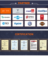 Assemblage de cartes électroniques médicales OEM personnalisées Mu Star, avec certificats complets valides, processus de liste Gerber et BOM pour PCBA
