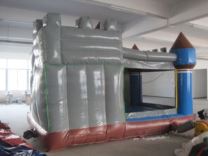 Château gonflable combiné avec toboggan pour les sauts et le plaisir des enfants, utilisation commerciale, matériau PVC, capacité 500 kg - Product Image 5