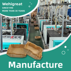 Wehigreat Customizable Branded Waterproof High Temperature Temp 40gsm 42gsm Print <strong>Blank</strong> Food air Fryer Cut <strong>Parchment</strong> Paper - Product Image 6