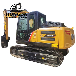 Excavadora usada de 13,5 toneladas Sany SY135C Excavadora de pista media Sany 135C Excavadora hidráulica Sany Crawler en stock - Product Image 2