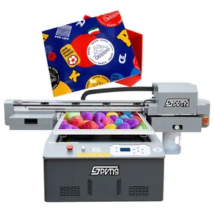 A1 size UV DTF 6090 flatbed printer gift package box art craft customize printing machine factory price