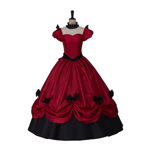 Ecowalson Abito da ballo in poliestere stile Lolita con fiocco, ispirato al personaggio medievale vittoriano, <span class=keywords><strong>fantasia</strong></span> europea e americana - Product Image 2