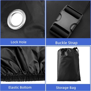 Housse de protection extérieure <span class=keywords><strong>pour</strong></span> vélo cargo, housse de tricycle adulte, bâche de vélo <span class=keywords><strong>pour</strong></span> grand vélo cargo électrique - Product Image 4