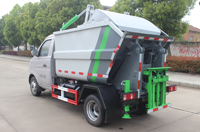 Camion à benne basculante manuel 4x2 à bras de levage pour la collecte et le transport des déchets municipaux