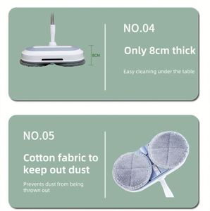 Nouveau design 2026 – Nettoyeur de tapis domestique sans fil rechargeable – Aspirateur vapeur humide/sec rotatif à 360° sans sac avec pulvérisation d'eau chaude pour hôtel - Product Image 6