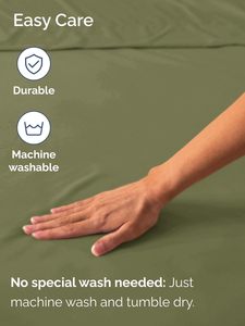 <span class=keywords><strong>Drap</strong></span>-housse de luxe ultra doux et anti-froissement pour matelas de 18 à 24 pouces, respirant et facile à installer. - Product Image 5