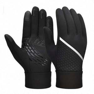 Warm Cycling <b>Gloves</b> Silicone Non-slip Waterproof <b>Touch</b> Screen Running <b>Gloves</b> - Product Image 3