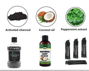 Enjuague bucal OEM MCT <span class=keywords><strong>de</strong></span> <span class=keywords><strong>aceite</strong></span> <span class=keywords><strong>de</strong></span> <span class=keywords><strong>coco</strong></span> puro para dientes, encías, fortalece el esmalte, combate la placa del mal aliento, suave sin sabor - Product Image 2