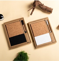 Ensemble cadeau d'entreprise personnalisé, bloc-notes A5 en café recyclé, ensemble stylo, pour une culture d'entreprise durable, kit de bienvenue pour les employés