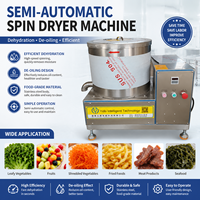 Essoreuse semi-automatique CE DJ50 pour légumes, pommes de terre, frites, fruits et transformation alimentaire
