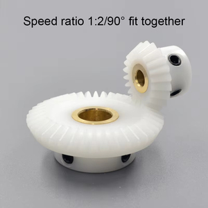 Engranaje Cónico de Plástico POM/Nylon 1:2 Recto, Personalización de Fábrica, Variedad Garantizada - Product Image 4