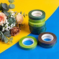 Cinta para Ramos de Flores en Oferta, Cinta Floral Verde Impermeable de Material PE, para Envolver Estambres, Decoración Floral DIY, Regalo de Boda, Dulces