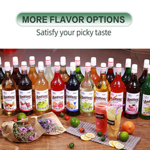 Jarabe con <span class=keywords><strong>Sabor</strong></span> a Limón, Jarabe de Frutas 1L, Ingredientes para Café, Leche, Té, Cócteles, Bebidas, Agua con Gas - Product Image 2