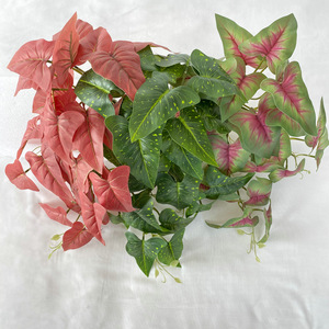 Feuilles de Calabash Artificielles Queyiyi à Suspendre au Mur, 30cm-100cm, Décoration de Mariage et Maison, Plante Verte - Product Image 3