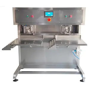 Machine de bouchage aseptique semi-automatique à double tête pour le remplissage de jus de raisin/crème glacée fabriquée en Chine avec prix d'usine