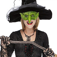 Approvisionnement transfrontalier pour Wish, AliExpress, eBay : Accessoires de scène pour fêtes d'Halloween et de carnaval, y compris des masques de sorcière en mousse PU semi-artisanaux
