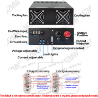 Unidades de Fuente de Alimentación Conmutada CA/CC Smps MZMW de 3000W para Uso Industrial, Laboratorio, CCTV y LED, 12V 24V 36V 48V 60V 72V 80V 90V 110V 150V 220V