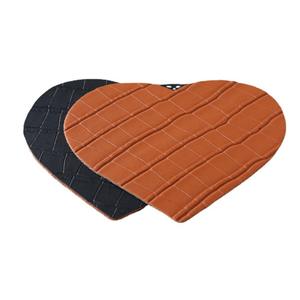 Sous-verre en cuir PU en forme de cœur, motif crocodile, durable et isolant, pour café et restaurant - Product Image 4