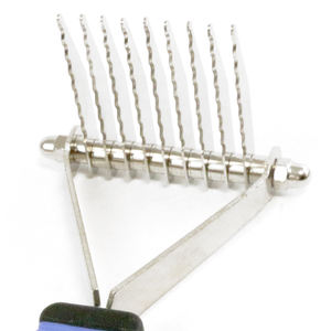 Peine Autolimpiante de Tamaño Personalizado 19*7.5cm, Herramienta de Aseo de Acero Inoxidable y ABS para Mascotas, Diseño Pequeño y Elegante - Product Image 2